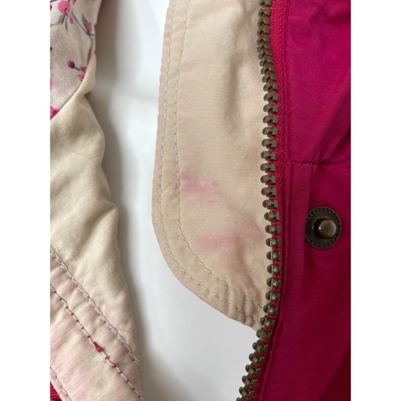 Northern Reflections Vintage Women’s Jacket S Hot Pink Hood Zip Snaps Pockets - Picture 12 of 16